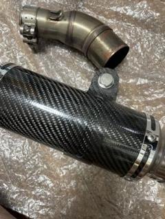 YZF-R25 LCIショートカーボンマフラー 50.1 YZF-R25 LCIショートカーボンマフラー 50.1 - メルカリ