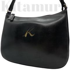 美品✨キタムラ ワンショルダーバッグ オールレザー 本革 肩掛け ロゴ型押し 美品✨キタムラ ワンショルダーバッグ オールレザー 本革 肩掛け