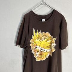 サンダー tシャツ ポケモン アニメ tee 90s 00s y2k レア
