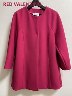 未使用RED VALENTINO ノーカラージャケット ピンク ピンク系 XS以下 VALENTINO(ヴァレンティノ) ジャケット