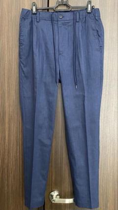 【格安】H ビューティー&ユース　モヘヤ混ウールパンツ　ネイビー　S 美品 HBW016_d.jpg