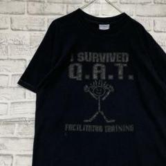 USA製90sヴィンテージTシャツ！シングルステッチ　ブラック半袖古着L716