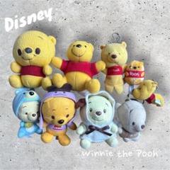Disney ディズニー くまのプーさん ぬいぐるみ キーホルダー　9体セット