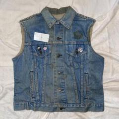 Levi'sスタッズ付きデニムベスト