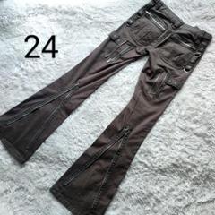 TRIPP NYC トリップニューヨークシティ ベルボトム フレア 24 カーキ TRIPP NYC トリップニューヨークシティ ベルボトム フレア 24