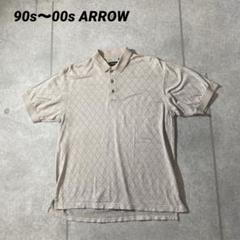 Y2K archive 90s 00s ARROWアロー　総柄ポロシャツ　L