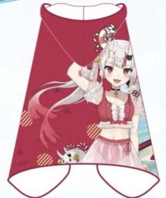 【珍品】　百鬼あやめ　ホロライブ　台湾 六福水樂園　フードタオル