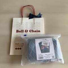 表参道店限定☆ Ball＆Chain スカーフ リボン柄 デニム Ball＆Chain スカーフ リボン柄 デニム L 表参道店限定 完売