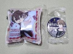 くら寿司　にじさんじ　加賀美ハヤト　クッションチャーム　缶バッジ