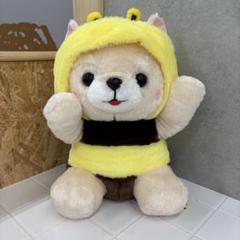 豆しば三兄弟 ゆるぐるみ ミツバチハニー ウルトラBIG 麦之介
