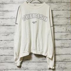 RoCo ホワイト 長袖Tシャツ しっかり　フリーサイズ