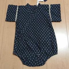 甚平 半袖 ロンパース 70 祭り 花火 浮き輪