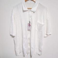 メンズ シャツ 半袖 春夏 カジュアル ビジネス おしゃれ 3XL 白