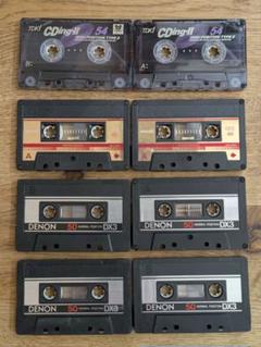 denonカセットテープ　90分×2本×4つ(8本) denonカセットテープ 90分×2本×4つ(8本)