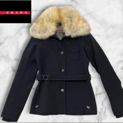 美品　PRADA　SPORTS　プラスポ　フォックスファー付ブルゾン　黒　L 楽天市場】【中古】PRADA SPORT(プラダスポーツ) ブルゾン 長袖