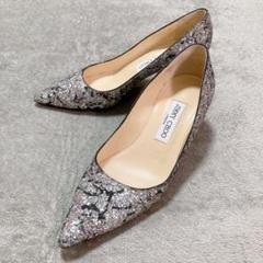 JIMMY CHOO ジミーチュウ パンプス グリッター イタリア製 37