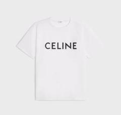 イタリア製　セリーヌ　Tシャツ　マカダム柄　ベージュ　ストレッチ　M 送料無料 通販 イタリア製 M ストレッチ ベージュ マカダム柄 T