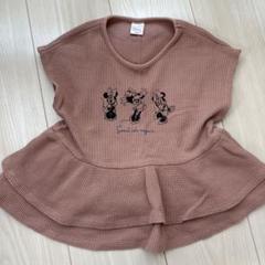 futafuta ミニーマウス ワッフルトップス 100