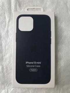 新品未使用 iPhone 13 mini シリコーンケース　アビスブルー