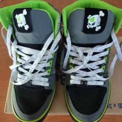 KenBlock DCスカルデザイン ハイカットスニーカー 27cm - メルカリ