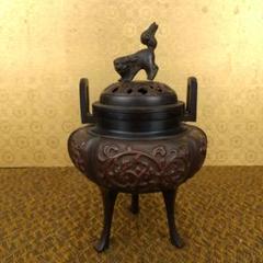 銅製 白鳥銅薫香炉 香炉 装飾品 工芸品 美術品 置物 銅器 香炉 白鳥薫香炉 香道具 茶道具 装飾品 工芸品 美術品 置物