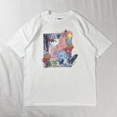 usa製90s ヘインズ メイン州マップ 半袖tシャツ L 地図 アメリカのサムネイル