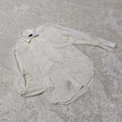 バーバリープローサム　Burberry　シャツ　ドレス　長袖　リネン　麻