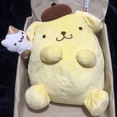 サンリオ ポムポムプリン お耳ひっぱり BIG ぬいぐるみ プリン マフィン