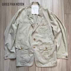 【DRIES VAN NOTEN】ウール サファリジャケット Grey 送料関税込 DRIES VAN NOTEN☆関税込☆ヴレオ ウール ジャケット