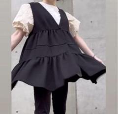 絶対一番安い ジレ ティアード SONO 値下げ ベスト メルカリ - トップス