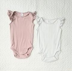 H&M フリル袖ロンパース 86cm