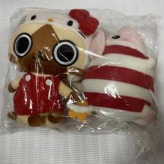 MONSTER HUNTER×HELLO KITTY　ぬいぐるみ　ラスト賞　赤