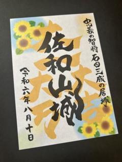 佐和山城 手書き 限定 御城印 にっぽん城まつり 2022 2025年最新】佐和山城 御城印の人気アイテム - メルカリ