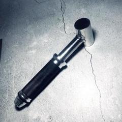 オールステンレス迷彩ハンマー 須佐製作所 金の鳶達ハンマー ショートサイズ ゴールドメッキ