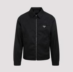 PRADA ブラック ジャンパー 未使用タグ付き PRADA - 美品 プラダ PRADA 現行黒タグ 三角ロゴ ダウン