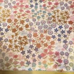 花柄ニットプリントカットクロス