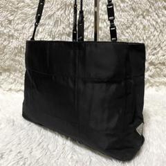 美品✨PRADA ナイロントートバッグ 黒 軽量＆大容量 正規品 楽天市場】プラダ トートバッグ ナイロン（素材（生地・毛糸