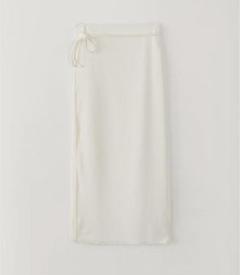 新品未使用　OHOTORO Ribbed Wrapping Skirt 新品未使用 OHOTORO Ribbed Wrapping Skirt - メルカリ