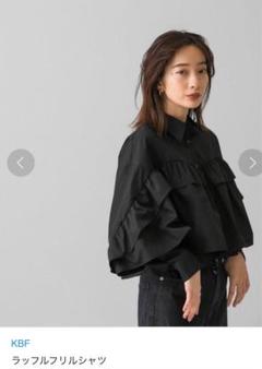 KBF - 〈新品タグ付き〉KBF ハイネックフリルブラウス 楽天市場】フリル ブラウス（ブランドKBF）（レディース