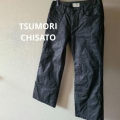 TSUMORI CHISATO ベロア 切り替えし パンツ　日本製 X2289 TSUMORI CHISATO ベロア 切り替えし パンツ日本製 X2289