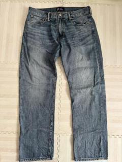 GAP ストレートデニム 33 x 30 ダークブルー