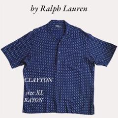 90's “Polo Ralph Lauren” CLAYTON S/S SHIRT SIZE XL ラルフ