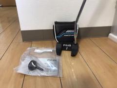 ■中古■パタ― ピン 左用 2021 TYNE 4　32インチ オリジナルスチールシャフト 長さ調整機能付き（レンチ無し）ヘッドカバー有 Amazon | ピン(PING) 2021 TYNE 4 パター 2021年モデル 左利き用