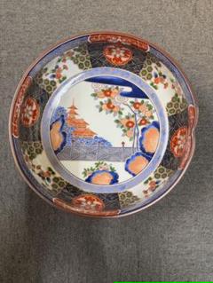 有田焼　華やか大鉢　龍峰窯　金採赤絵　縁起鉢　24.5センチ 有田焼華やか大鉢龍峰窯金採赤絵縁起鉢24.5センチ