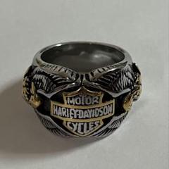 HarleyーDavidson 90s カレッジリング アメカジ クロス HarleyーDavidson 90s カレッジリング アメカジ クロス - メルカリ