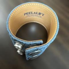 PEEL&LIFT ピールアンドリフト braided leather bracelet (wide