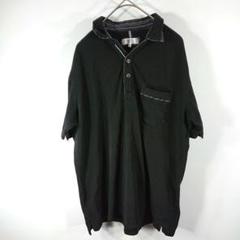メンズ ポロシャツ 黒 アベイル ポイント LL