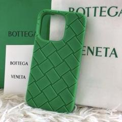 Bottega Veneta グリーン iPhone14プロケース未使用 即発送 BOTTEGA VENETA iPhone 14 Pro ケース 緑