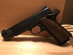 値下げ最終❗️マルイmeuピストル動作良好1911スタイル ウッドグリップカスタム 値下げ最終❗️マルイmeuピストル動作良好1911スタイル ウッド