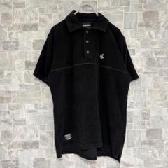 n.hoolywood big BLACK ポロシャツ　36 N.HOOLYWOOD - POLO SHIRT (BLACK) / ポロシャツ （ブラック